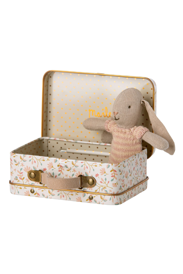 Suitcase with Micro Bunny (assorted)
