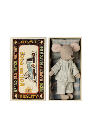 Mint Big Brother Mouse in Box - Adorable Maileg Gift Idea