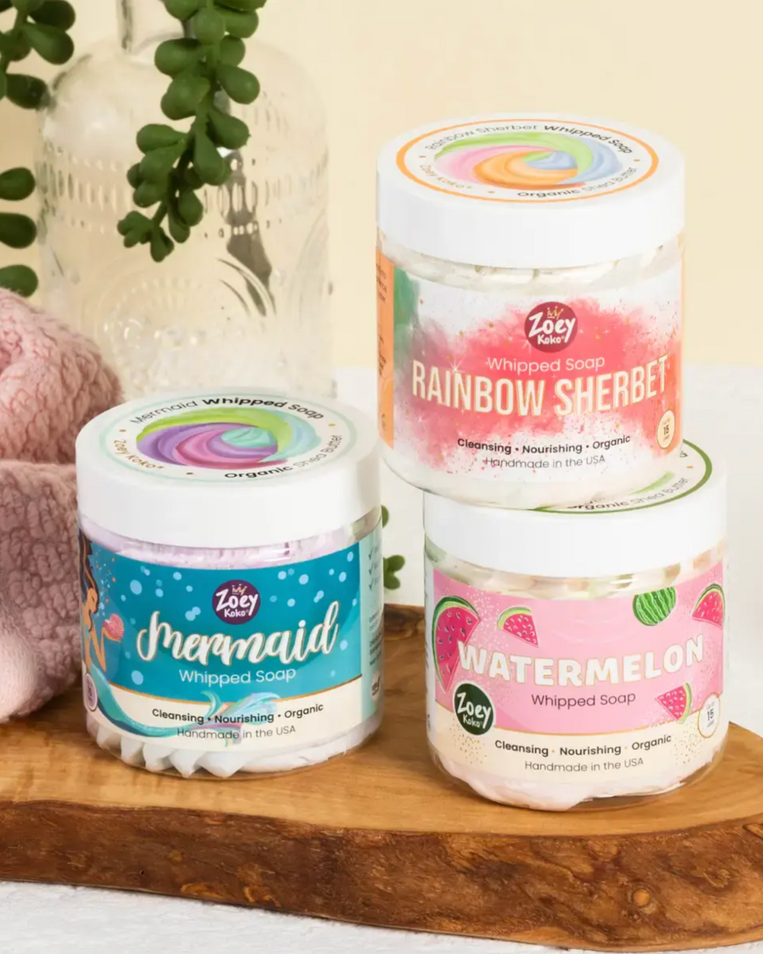 Rainbow Sherbet Whipped Soap