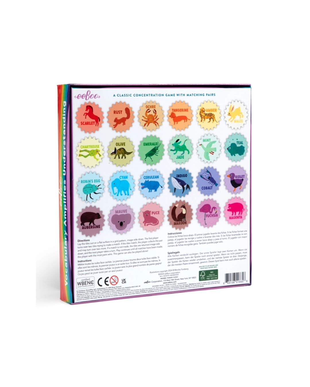 Rainbow Memory & Matching Game