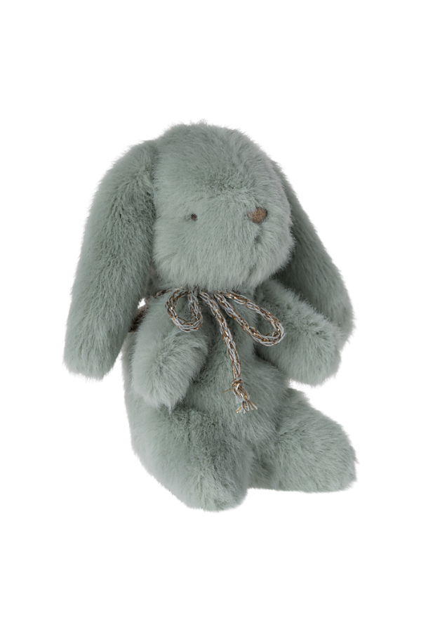 Maileg Mini Mint Bunny: Charming Dollhouse Plush Companion