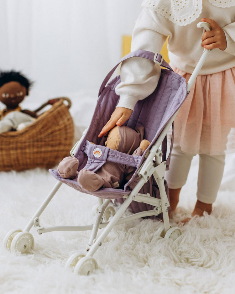 Lavender Sollie Stroller Doll Transport: Playtime Adventure