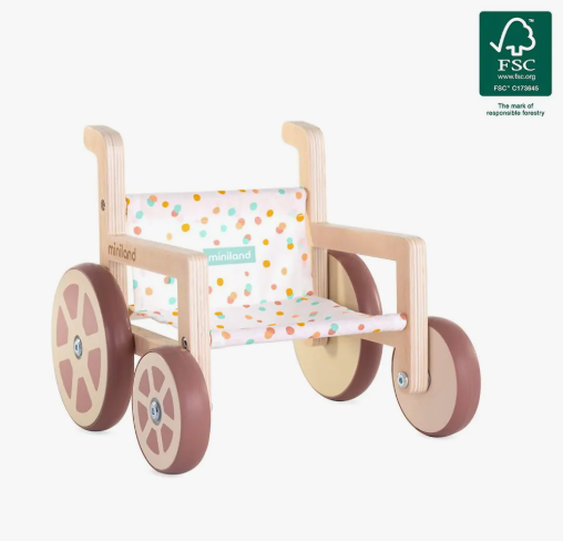 Wooden Doll Wheelchair