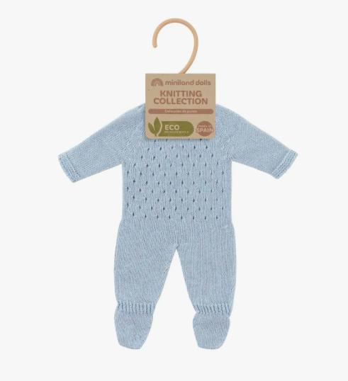 Knitted Pajamas 15’’ Blue color