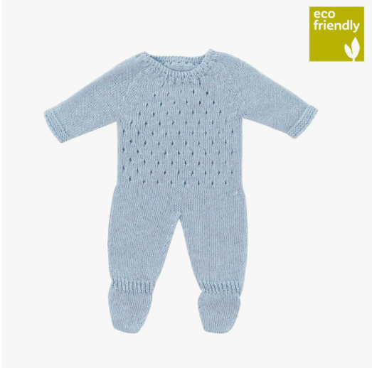 Knitted Pajamas 15’’ Blue color