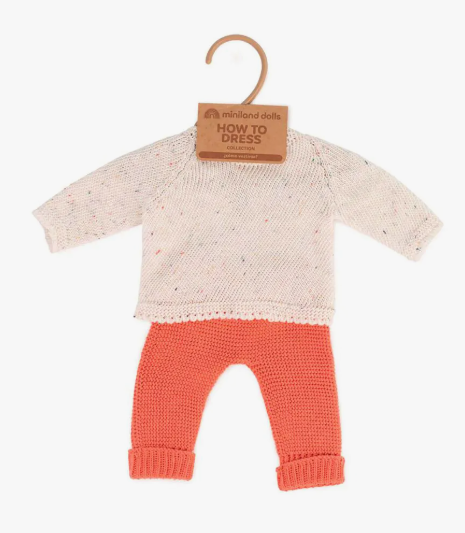 Knitted Doll Outfit 15” – Sweater & Trousers