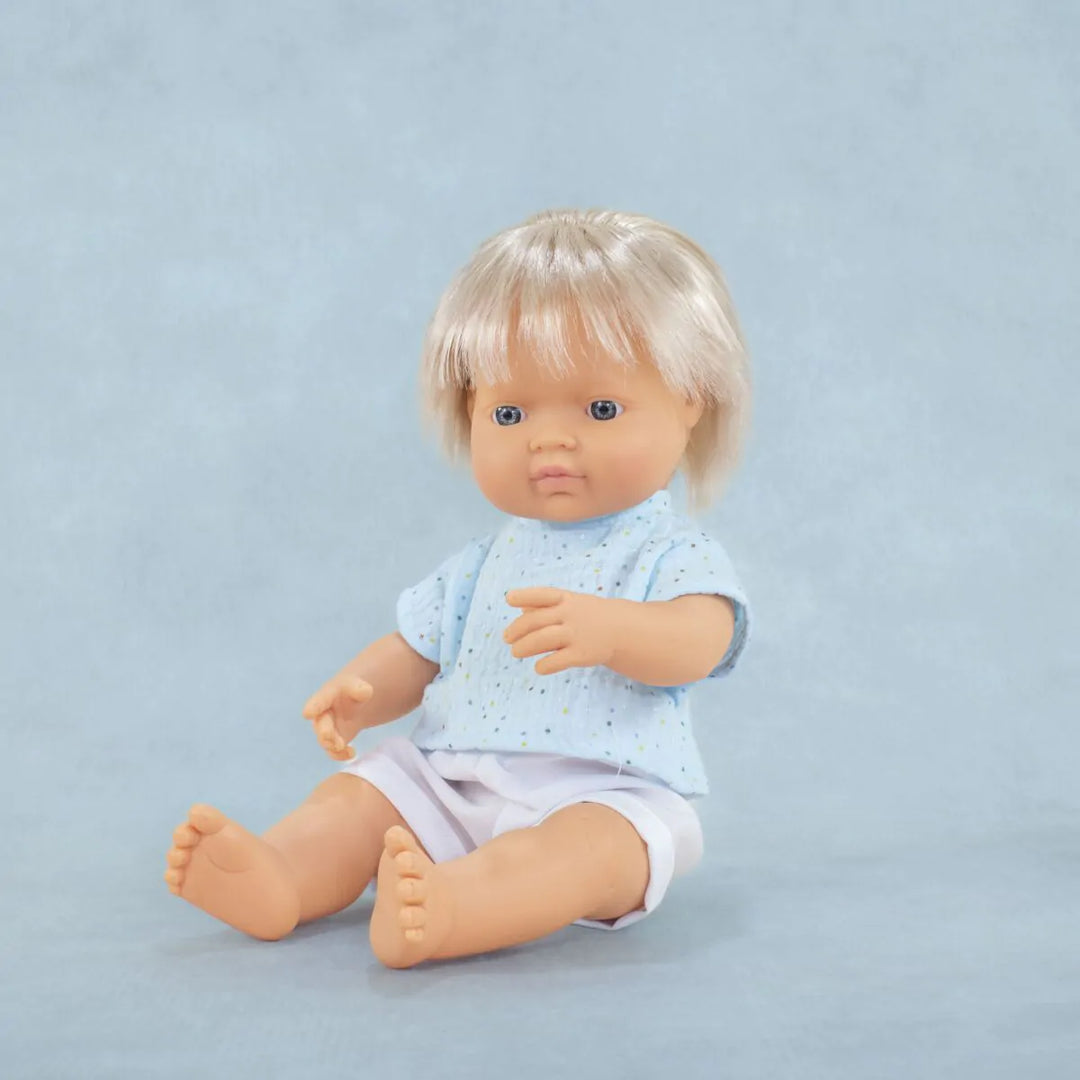 Blonde Caucasian doll 15" My Friends & Me