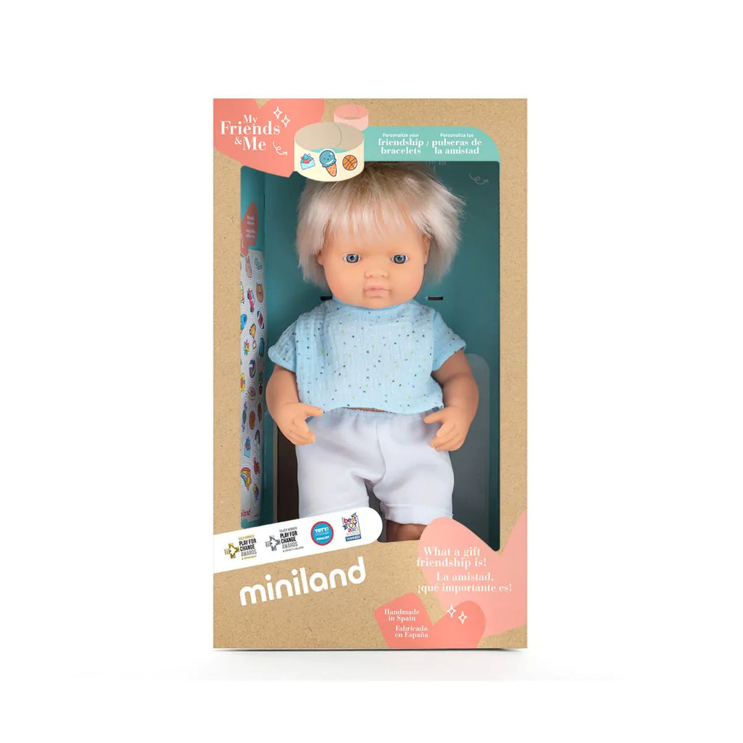 Blonde Caucasian doll 15" My Friends & Me