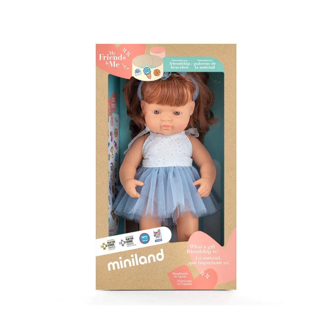 Caucasian redhead doll 15" My Friends & Me