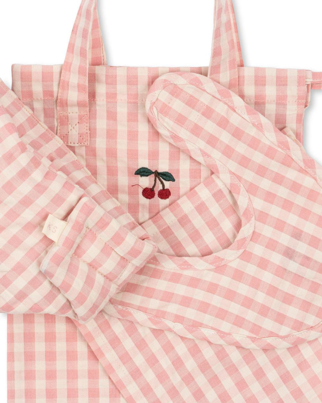 Doll Nursery Set - Powder Pink Check