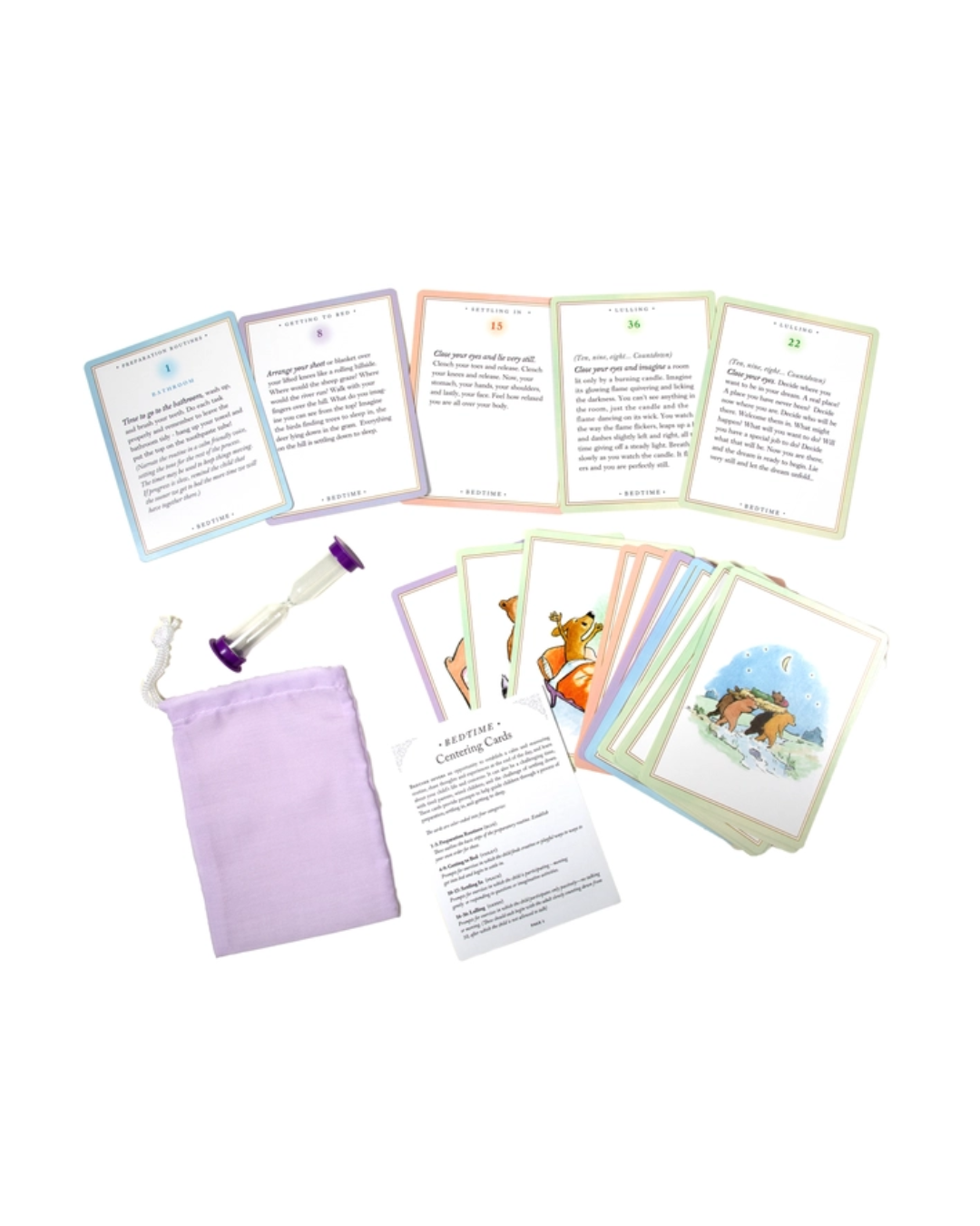 Bedtime Centering Cards