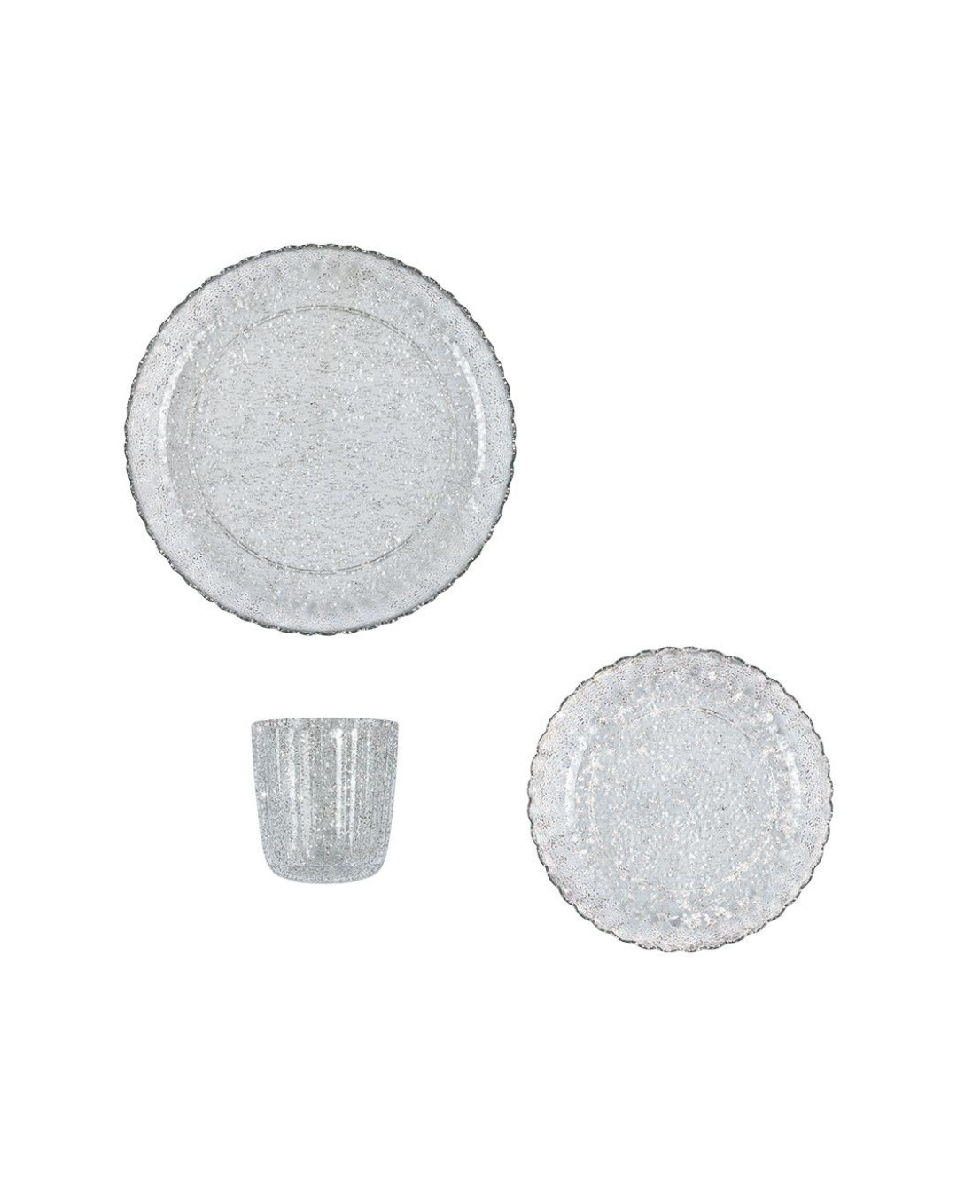 Konges Slojd Dinner Set Glitter - Blush/ Blue