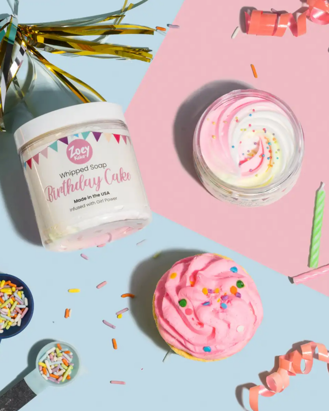 Birthday Cake Whipped Soap