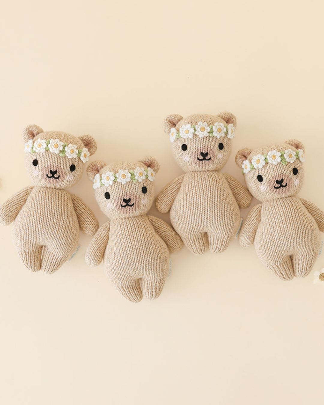 Baby Honey Bear Ivory Floral (Coming Soon)