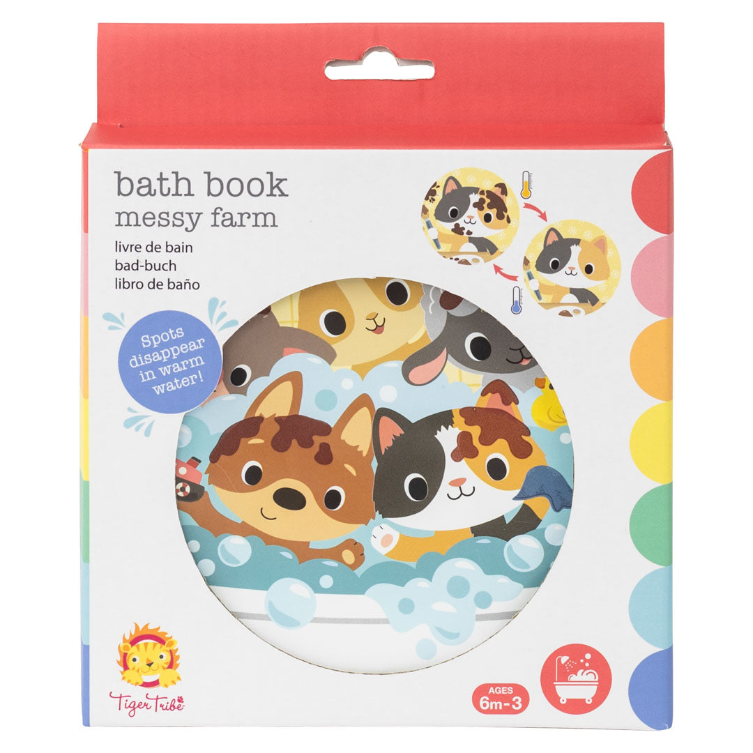 Bath Book Messy Farm