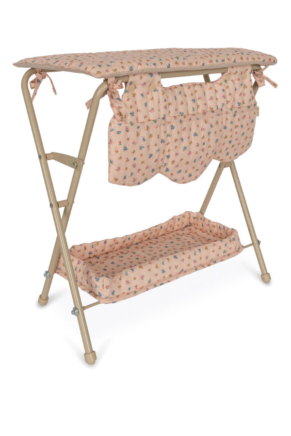 Konges Slojd Doll Changing Table - Bloomie Blush: Stylish Doll Care