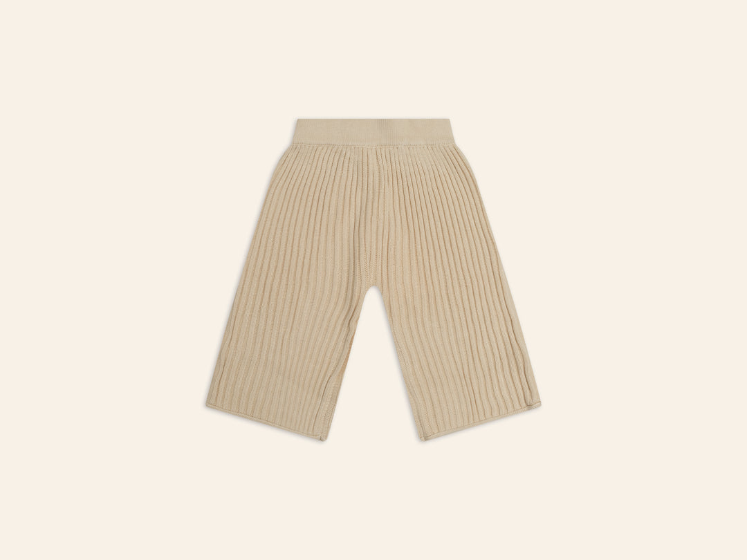 Essential Knit Pants - Biscuit
