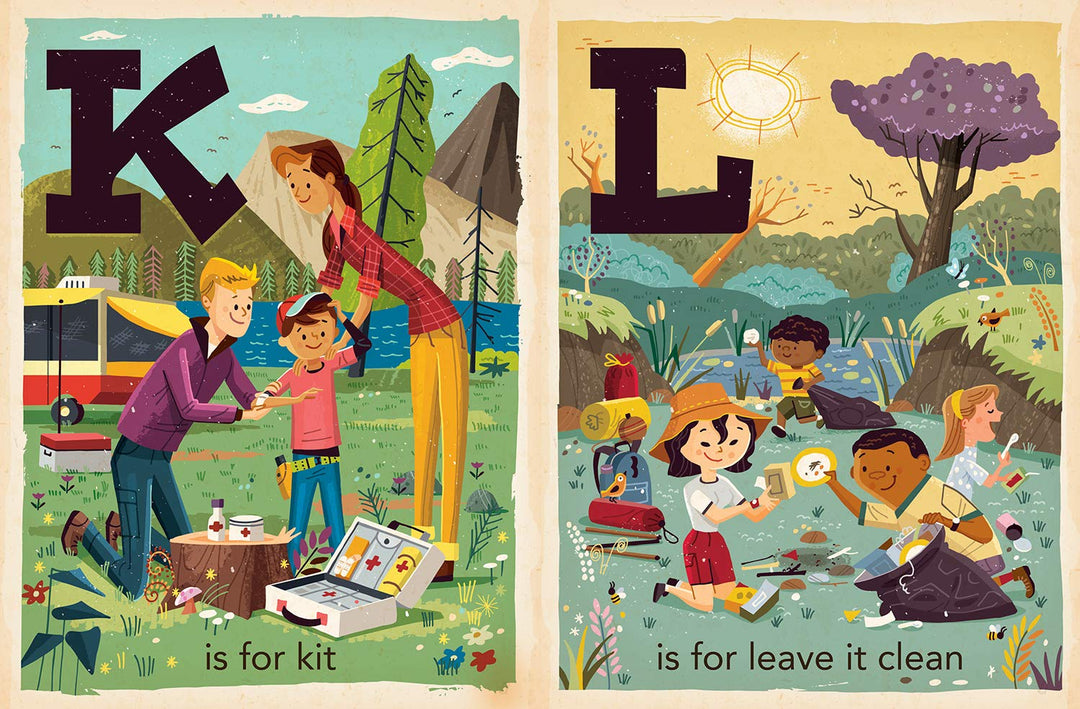 C is for Camping Board Book