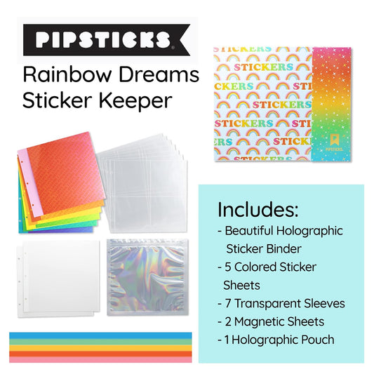 Rainbow Dreams Sticker Keeper