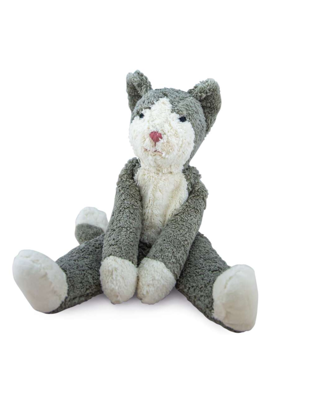 purple rose toy Senger Organic Cotton Floppy Animal Cat, Large 16