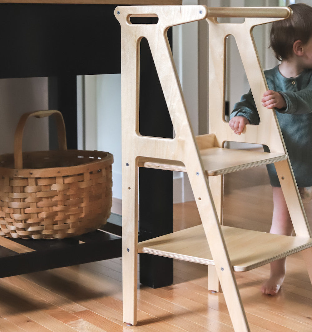 PlayTower - Wooden Toddler Tower