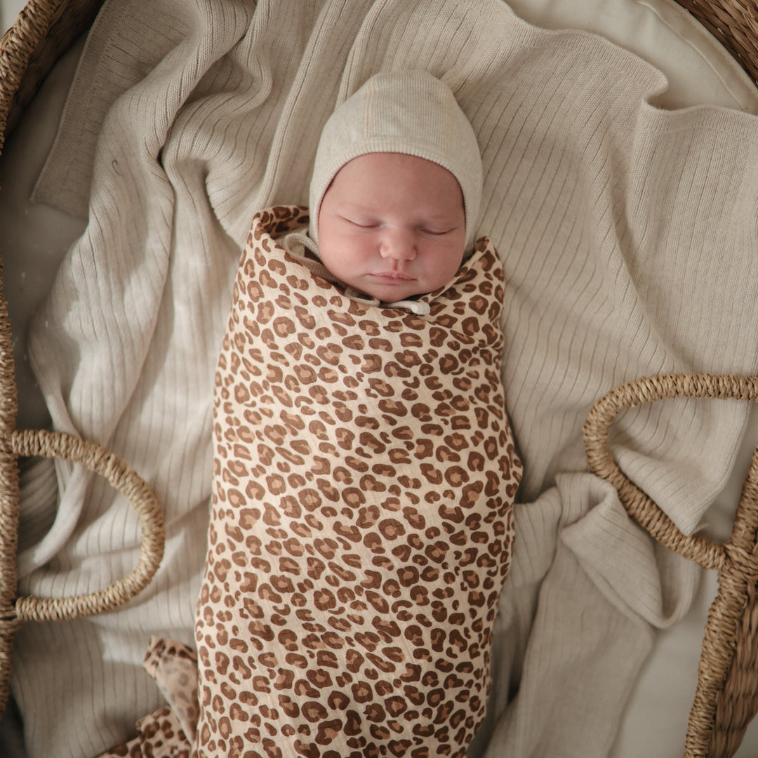 Organic Cotton Muslin Swaddle Blanket