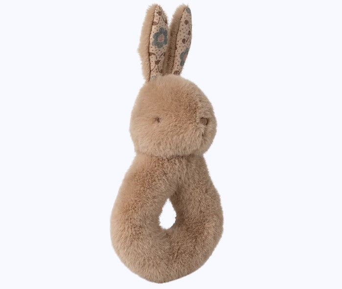 Rabbit rattle set - Cream peach (End of April Pre-Order)