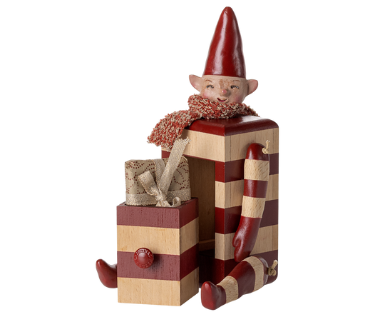 Elf with drawer - Red