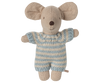Baby mouse in carry cot - Blue