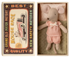 Little sister mouse in matchbox