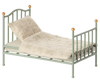 Vintage single bed, Mouse - Mint