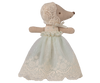 Baby mouse in gown - Mint
