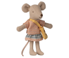 Little sister mouse with bag