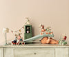 Corner Cabinet, Mouse - Dark Green
