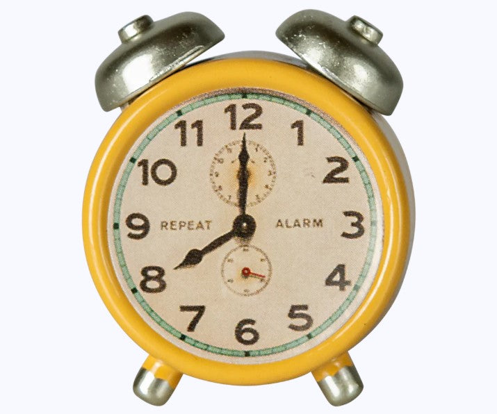 Alarm clock, Mouse - Yellow (End of January Pre-Order)