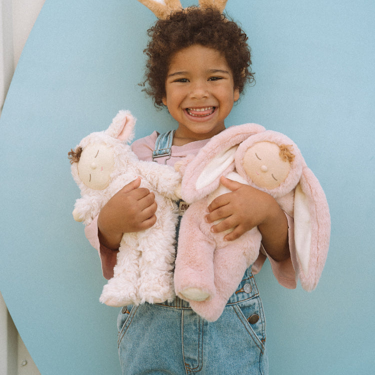 Olli Ella Cozy Dinkums Bunny Flopsy: Plush Bunny Friend for Kids