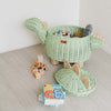 Dinosaur Storage Basket - Mint Green