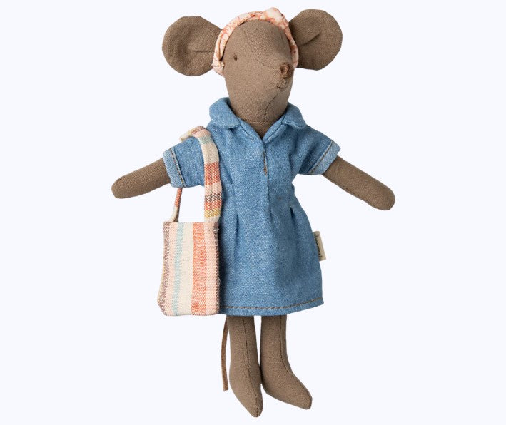 Denim dress and bag, Mum mouse (End of March Pre-Order)