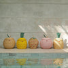 Pineapple Rattan Storage Basket Natural - Medium