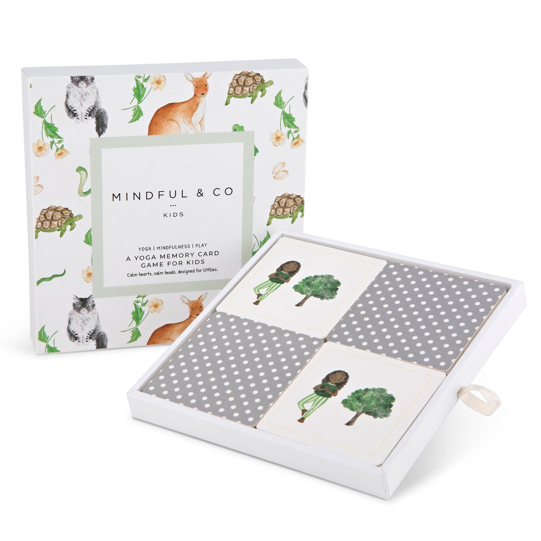 Yoga Memory Card Game by Mindful And Co Kids USA