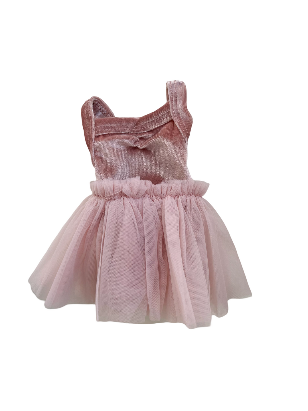 Doll Clothing - 2pc set - Velvet Bodysuit with Tutu