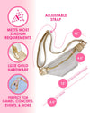 Confetti Strap and Clear Belt Bag Bundle