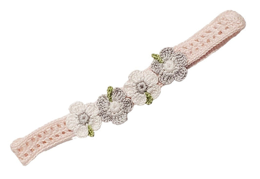 Flower Headband - Pink