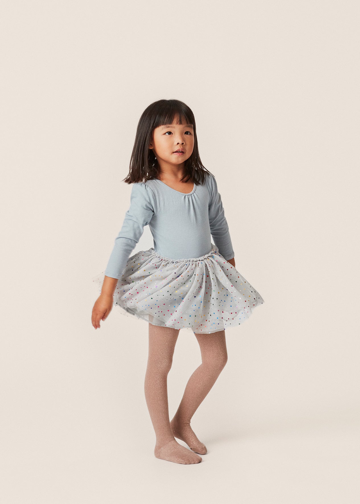 Long Sleeve Fairy Ballerina Dress - Nuit Etoile – Allen Rose