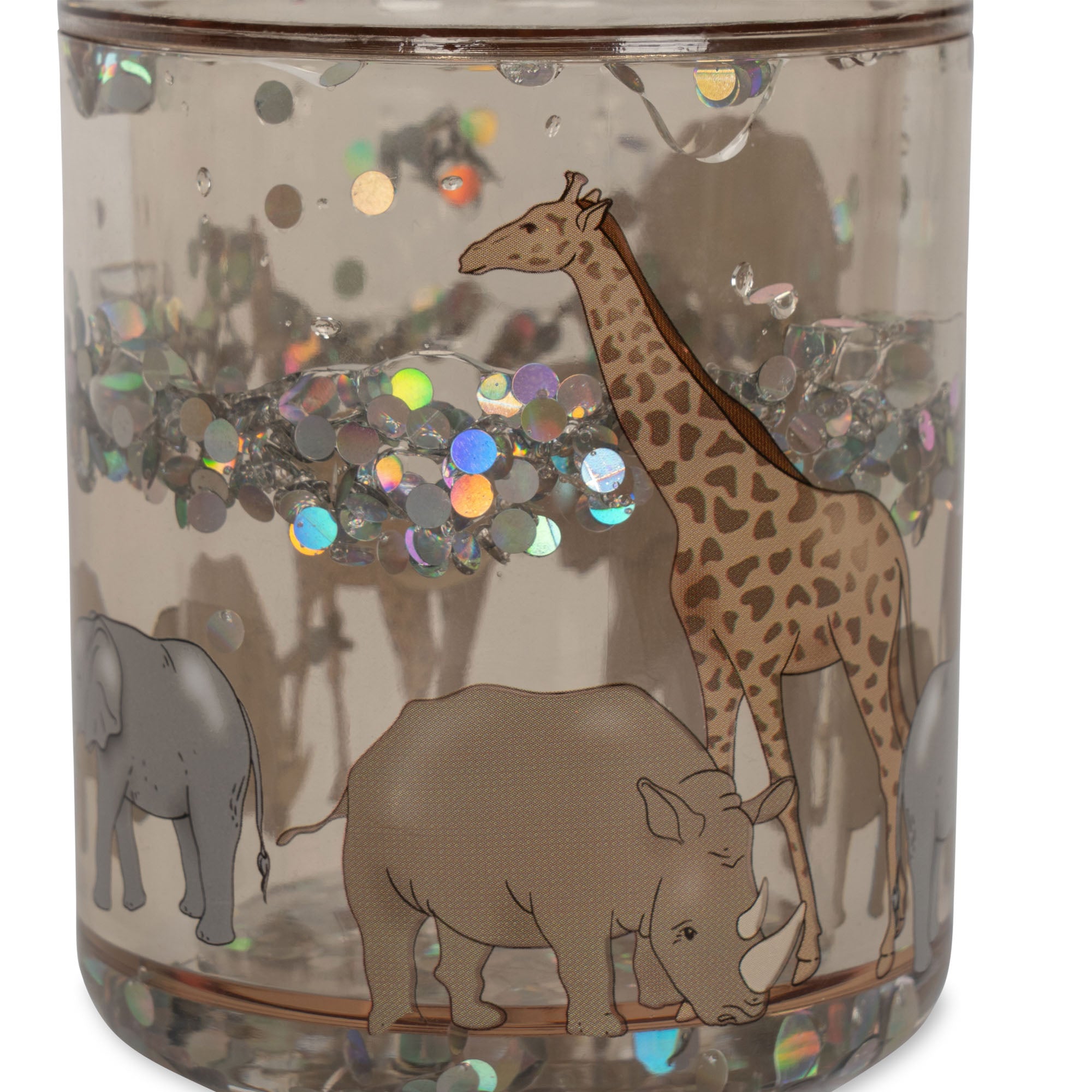 Safari Glitter Cups 2 pack: Add Glamour to Your Refreshments