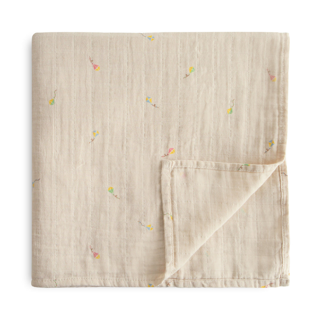 Organic Cotton Muslin Swaddle Blanket