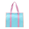 Colorblock Vinyl Tote Bag