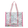 Confetti-filled Clear Vinyl Tote Bag