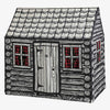 Log Cabin Play Tent for Kids