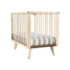 Nursery Crib + Mattress | Natural Wood
